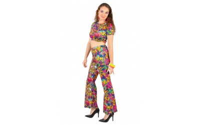 FLARED BROEK COLORFUL DREAM